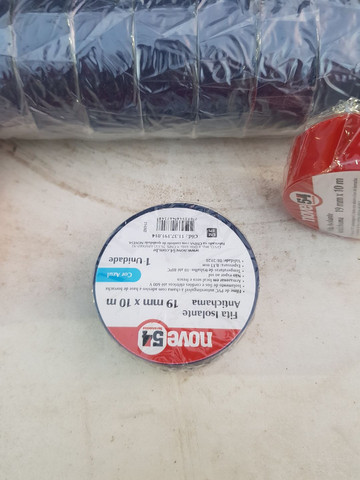 Fita isolante vermelha e azul - Foto 5