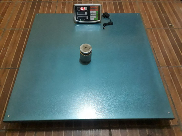 Balança Eletrônica 1000 kg 1 Tonelada Bateria/Bivolt