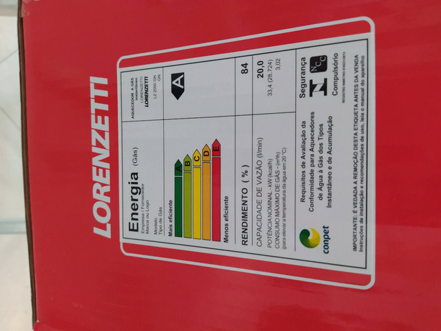 Aquecedor a gás LZ2000 novo na caixa com NF - Foto 2