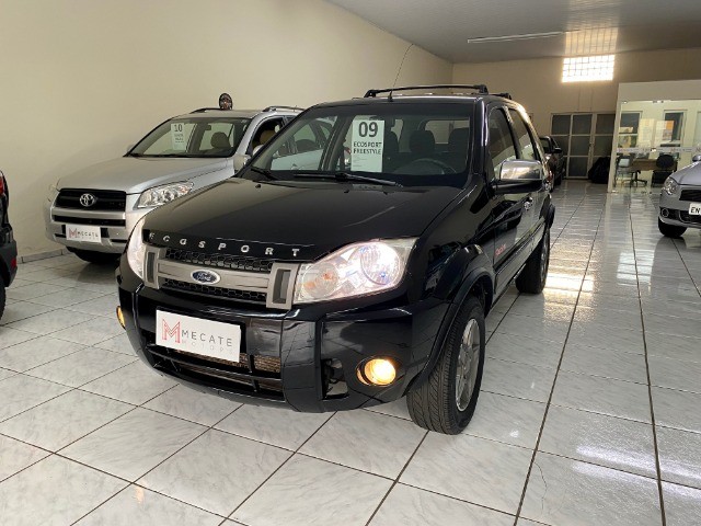 ECOSPORT XLT FREESTYLE 2009 1.6 FLEX 8V COMPLETA PRETA
