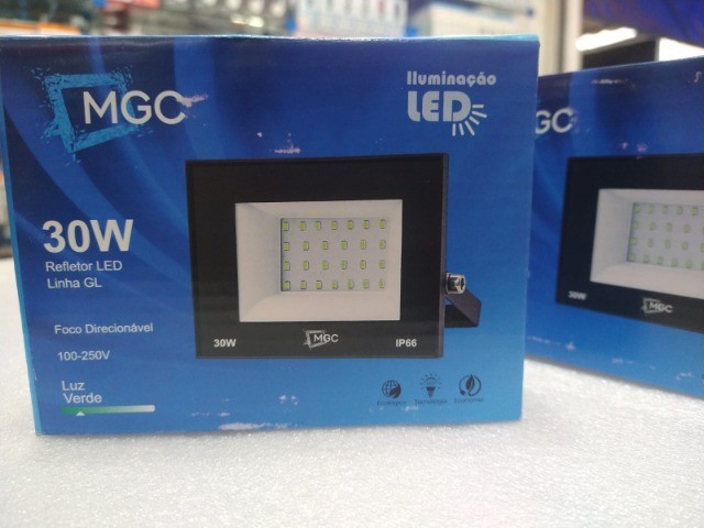 Refletor verde 30w Mgc ip66