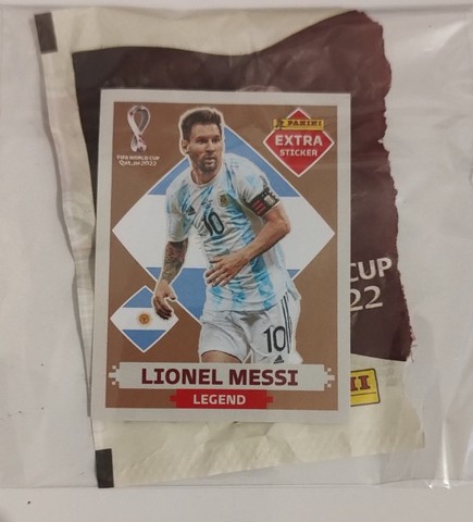 Figurinha Messi Bronze Rara Legend 2022