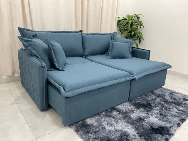 SOFÁ CAMA DELUXE DECOR SURPREENDA-SE!!!! AP6282 - Foto 4