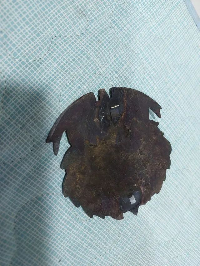 Raro Brasão Estados Unidos do Brasil 15 de novembro de 1889 original bronze só venda  - Foto 5