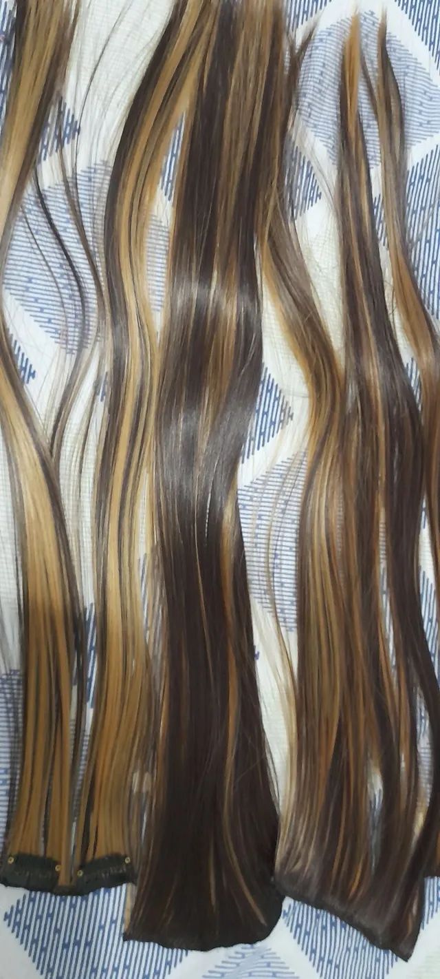 Extensão de cabelo com tik tak obs n e humanos - Foto 2