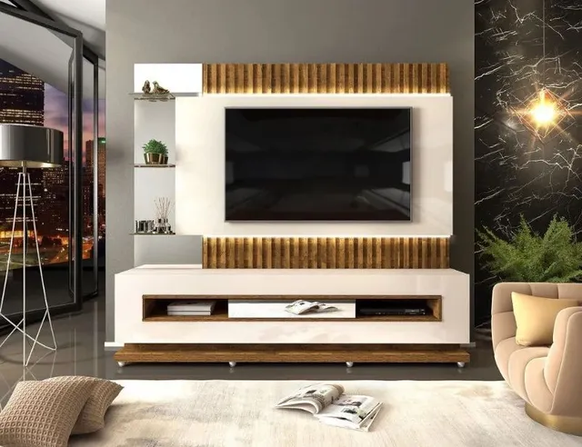 Home theater com duas fita em led 100% MDF !! TT9771