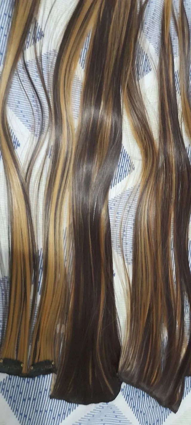 Extensão de cabelo com tik tak obs n e humanos - Foto 3
