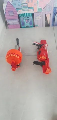 Lança Dardo Nerf Mega Rotofury Nerf Vermelho - Hasbro