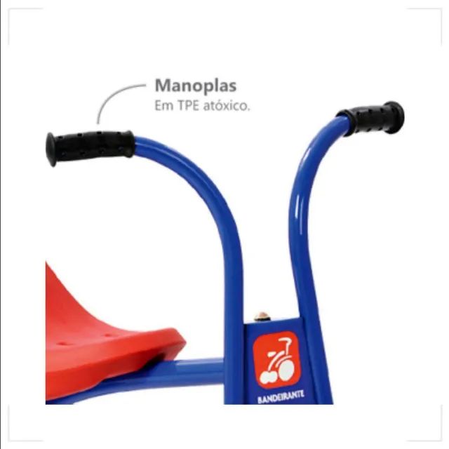 Triciclo Infantil Bandeirante Suporta 80kg Linha Escolar