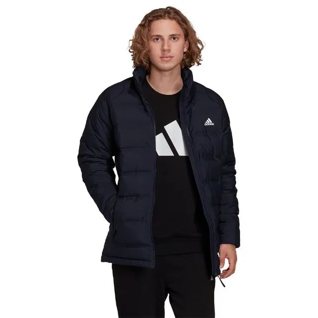 Jaqueta Adidas Helionic Mid - Tamanho G, mas veste GG também  - Foto 4