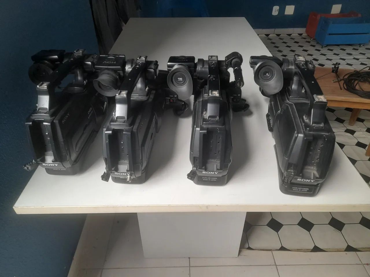 Kit de 4 Filmadoras Sony - Semi-profissionais e mesa de corte - Foto 6