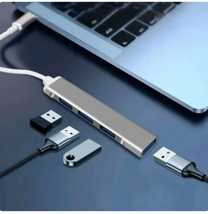 Adaptador USB Tipo C 3.1 Hub 3.0 4 Portas - Foto 2