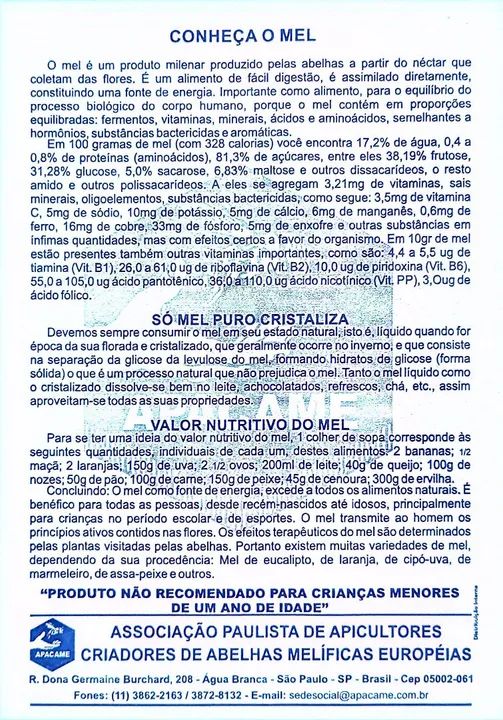 Kit de Mel 280g, Própolis verde 30ml e Pólen 50g - Coapis - Direto do Apiário! - Foto 4