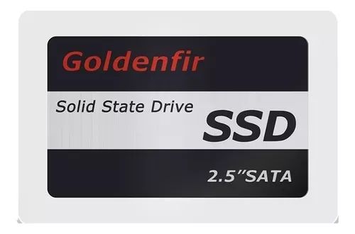 SSD SATA 2.5 Goldenfir T650-128gb branco