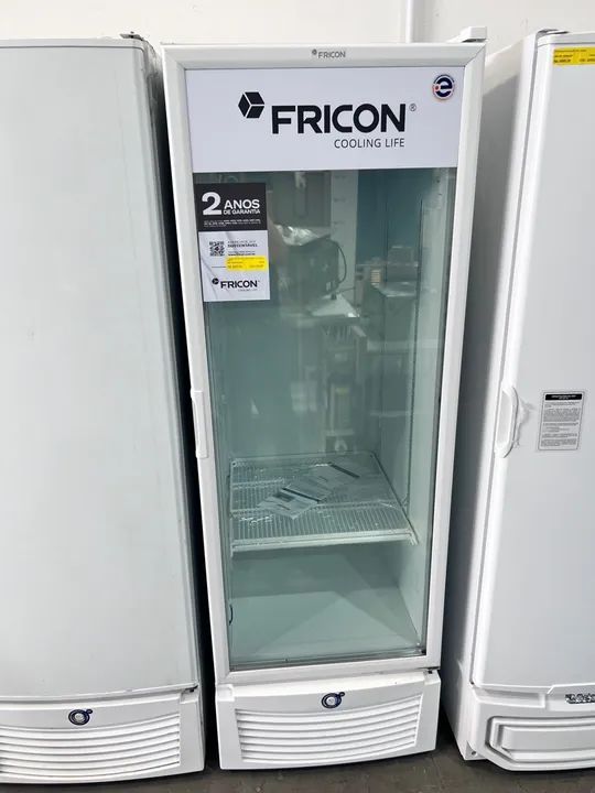 Freezer para congelados 569 porta de vidro 