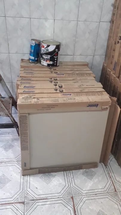  Piso Bege Retificado 60x60 - Marca Lume / Revestimento Lume 32x59 - Foto 2