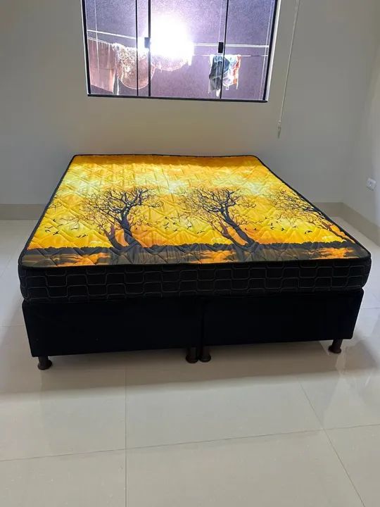 Cama Queen size novo em 10 X $149.90 cartão de crédito garantia  - Foto 3