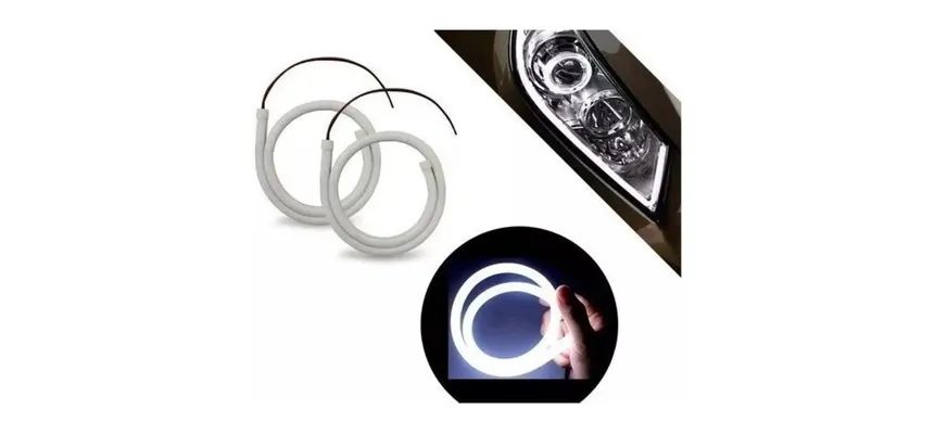 Barra de Led Flexível de 45cm para o Farol - Modelo Universal com DRL + Seta - Foto 2