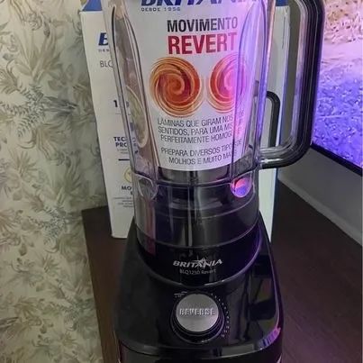 Liquidificador Britânia Revert Turbo Blq1250 3 L Preto 220v-12 velocidades - Foto 2