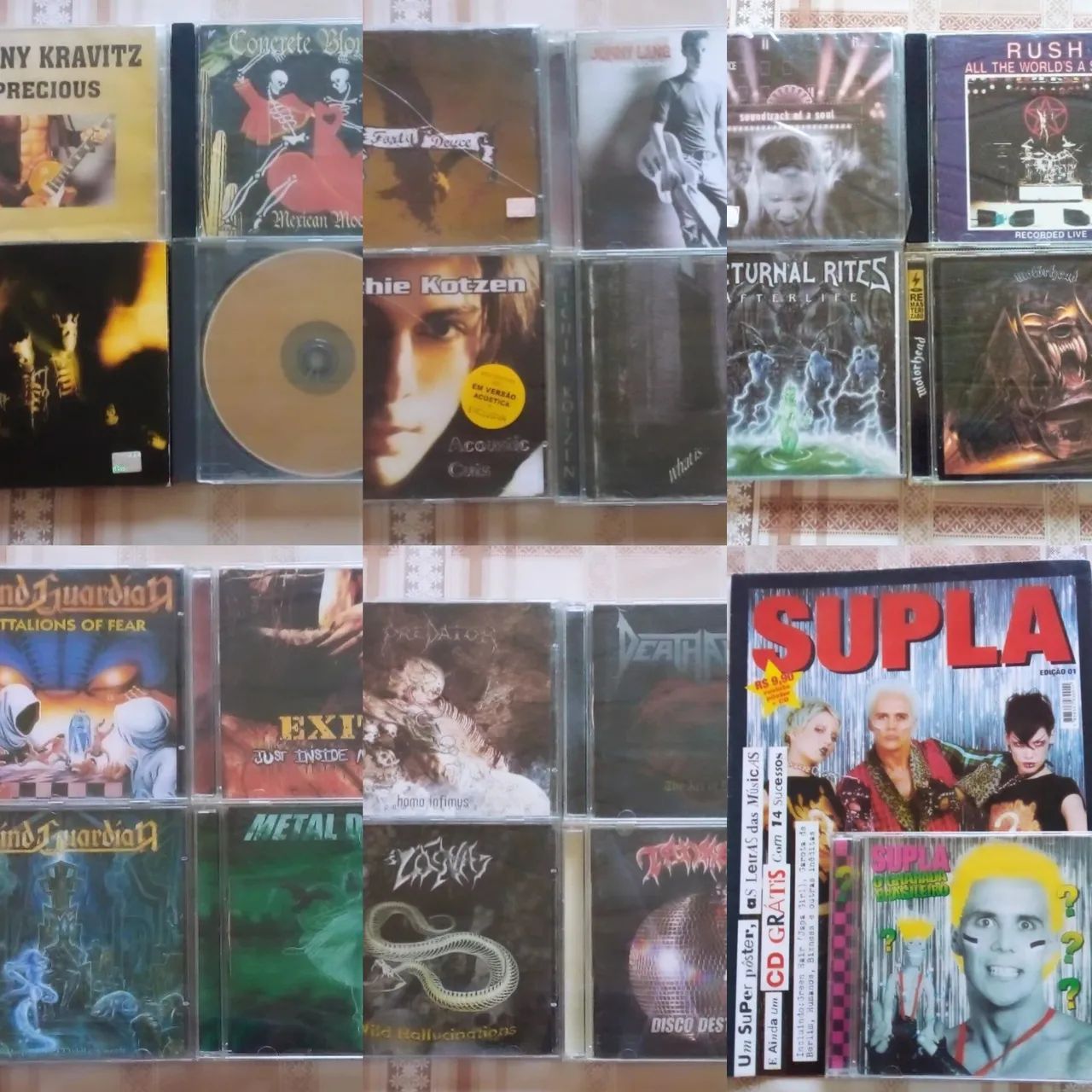 Cds nacionais e importados (rock, metal, pop, blues) - CDs, DVDs