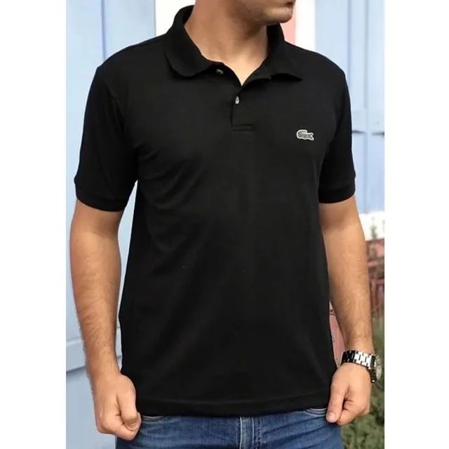Camisetas Polo de algodão 1 linha  - Foto 4