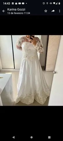 Vestido de noiva usado 