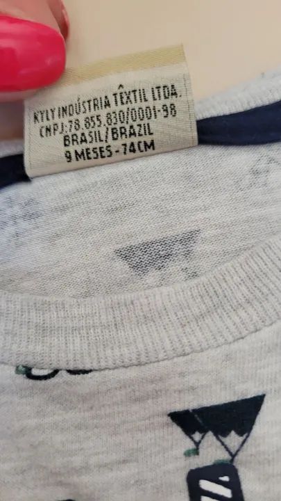 Camisa Infantil Manga Longa -  Milon - Foto 4