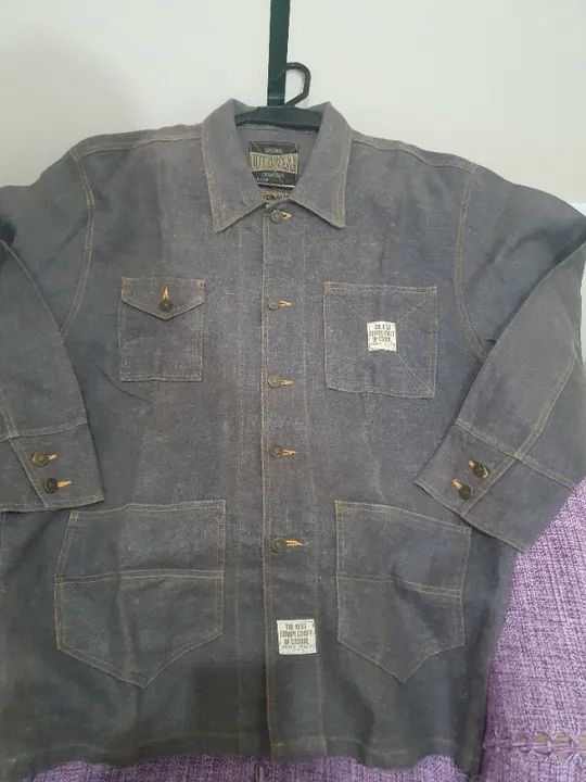 Casaco Jeans Mangas Compridas - Foto 3