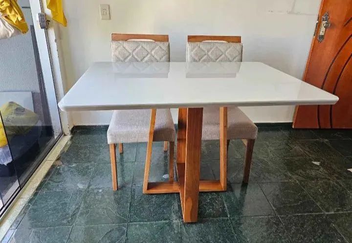 Mesa de Jantar celestial 4 lugares luxo  - Foto 2