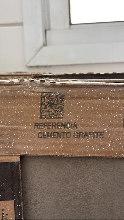 Piso Porcelanato cimento grafite 90X90cm - 6 caixas-18 peças Novo - Foto 4