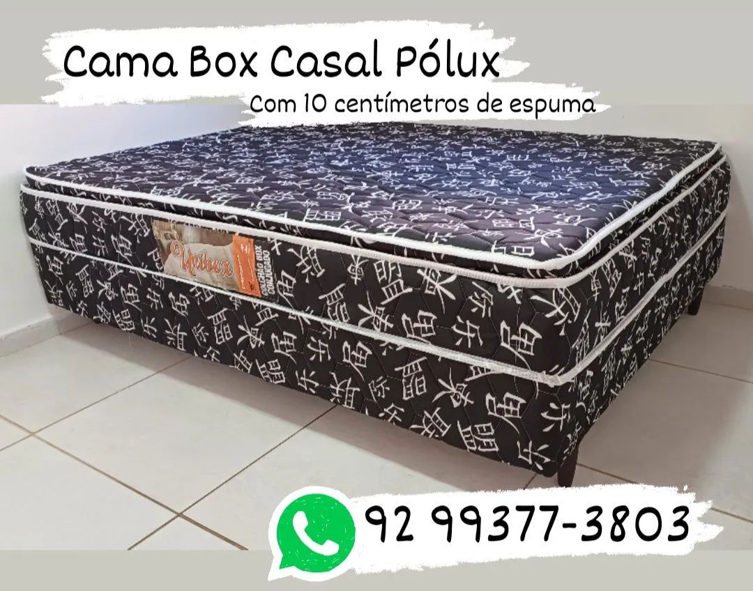 Cama Box Casal Pólux com 10 centímetros de espuma  - Foto 3