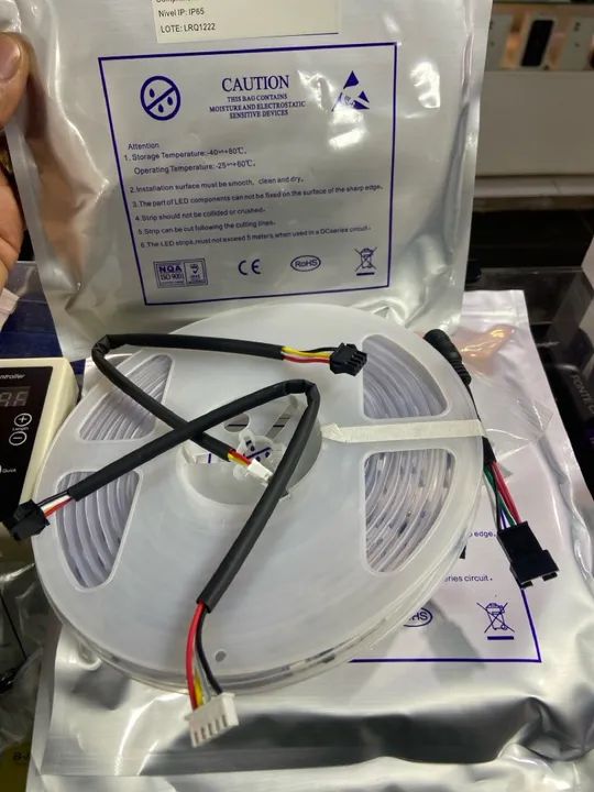 Fita 3D 5050 133 Efeitos IP Iluminar Escritório ou Comércio