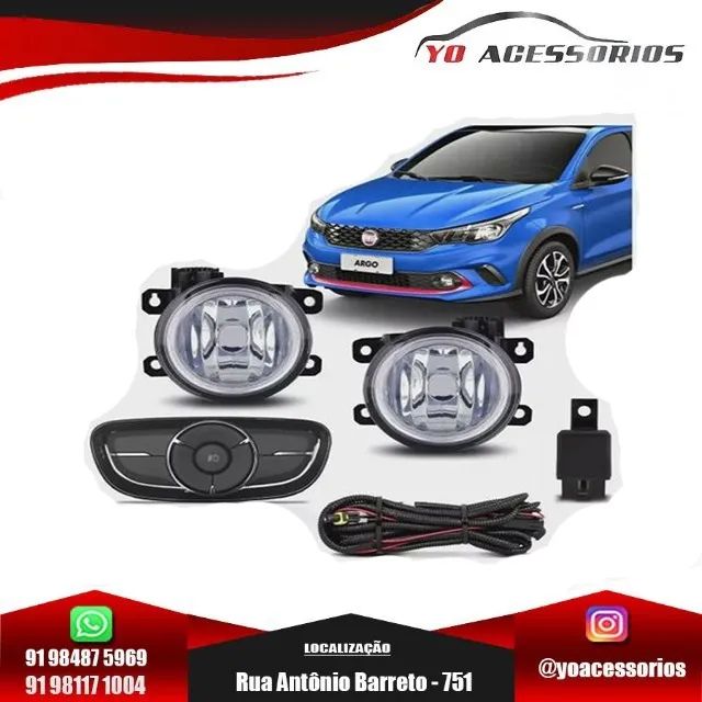 Farol de Milha Fiat Argo