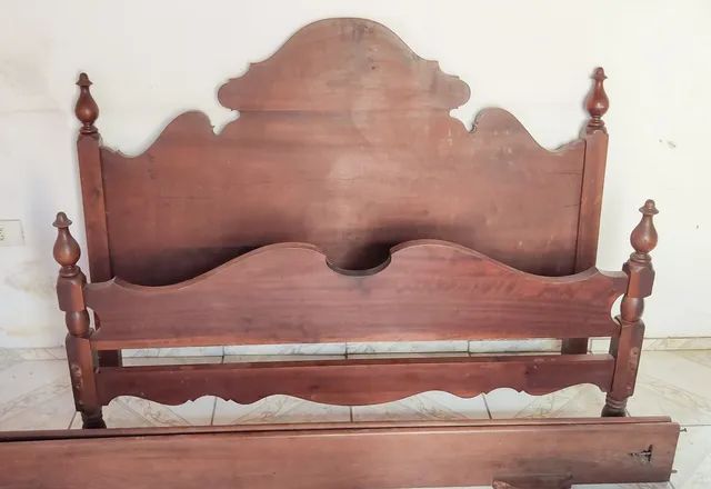 Cama Casal Madeira Nobre 