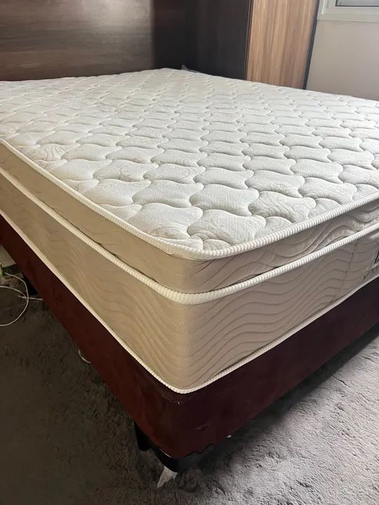 Cama Box Casal box e colchão - Ótimo estado! - Foto 3