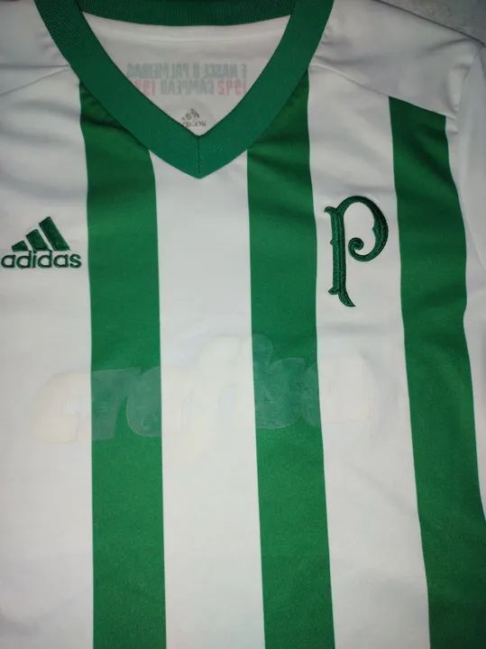 Camiseta Original Oficial do Palmeiras Adidas infantil- Climacool -P 2-5 ano 2017 - Foto 3