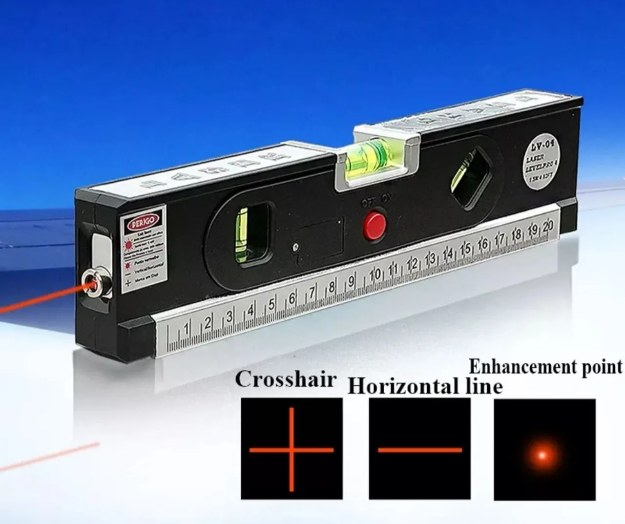 * nível laser led laser horizontal vertical e pingo
