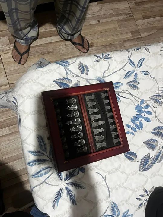 Jogo de Xadrez de Cristal