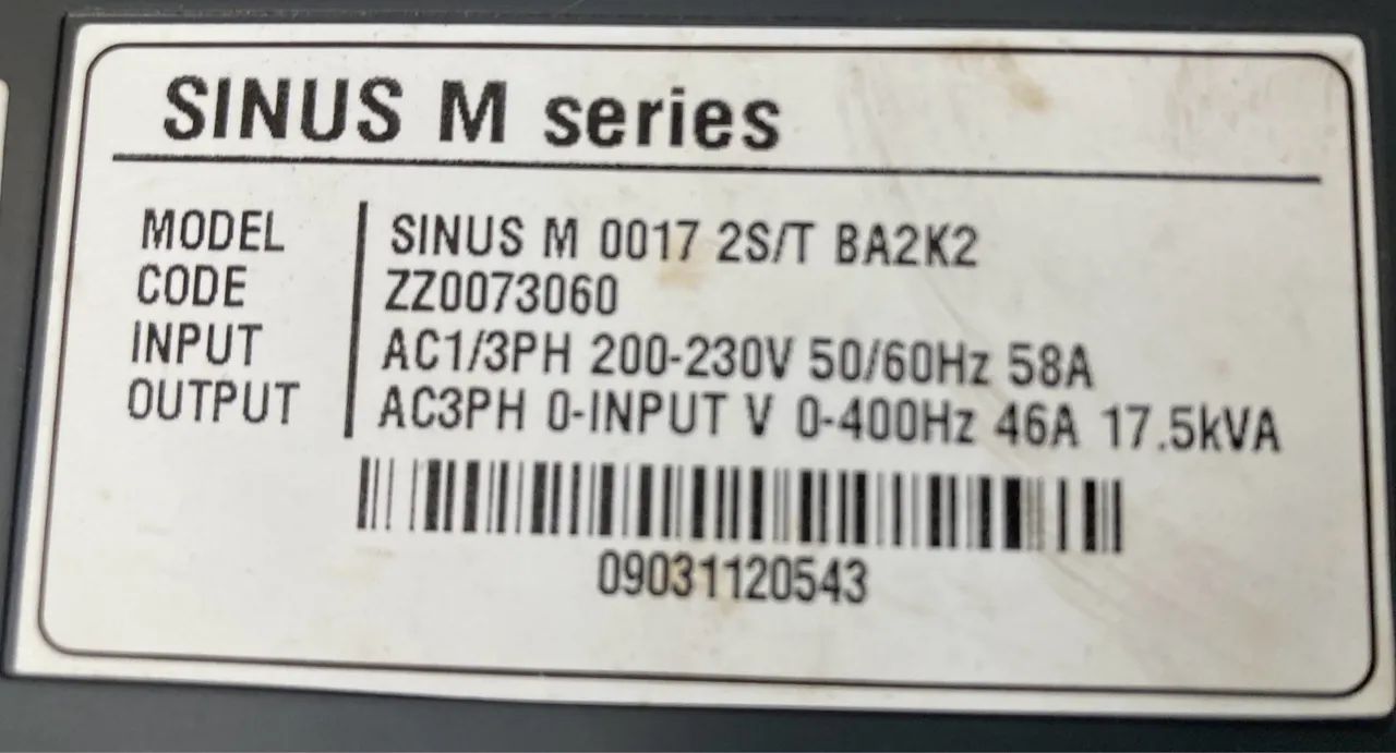 Inversor Frequência 15 Cv 220v Santerno Sinus  - Foto 3