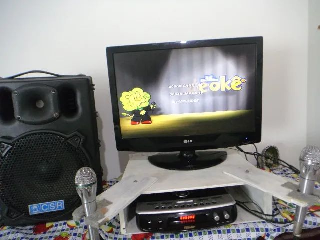 videoke som tv telão projetor locação venda - Foto 5