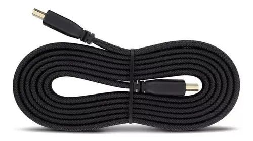 Cabo Hdmi Flat 5Metros Hd Alta Velocidade 2.0 4k 1080p 3d - Foto 5