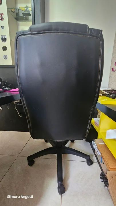 Cadeira de Escritório Giratória com Rodinhas - Foto 3