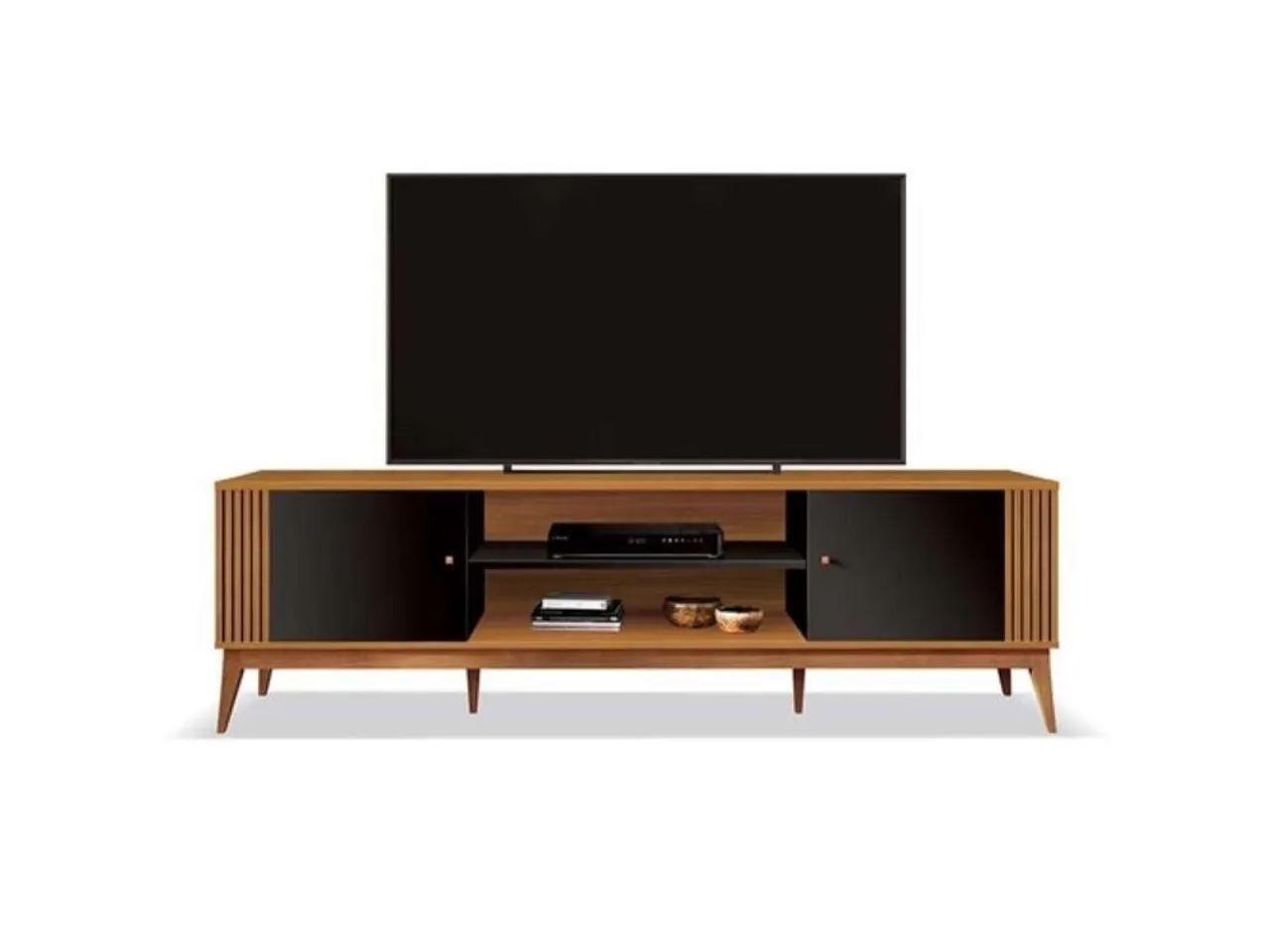 Rack Legacy 2.0 75? - Cedro/Preto l54