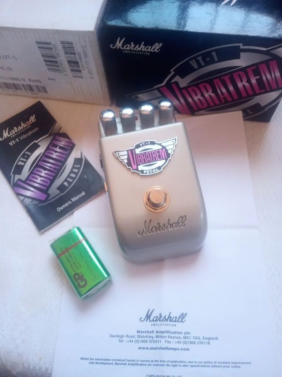 Marshall Vibrato/trêmulo Novo !