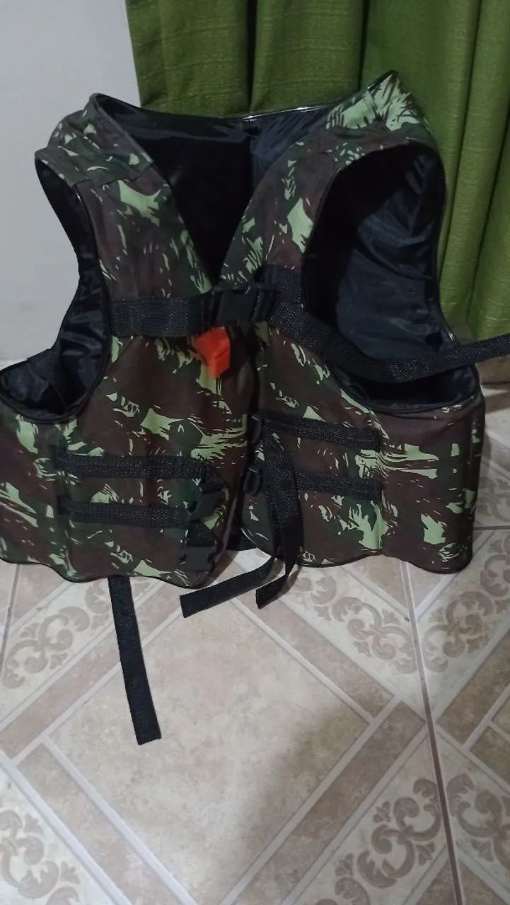 Caiaque Osken Pesca 3.2 - Azul - Carga 180kg + Colete - Foto 6