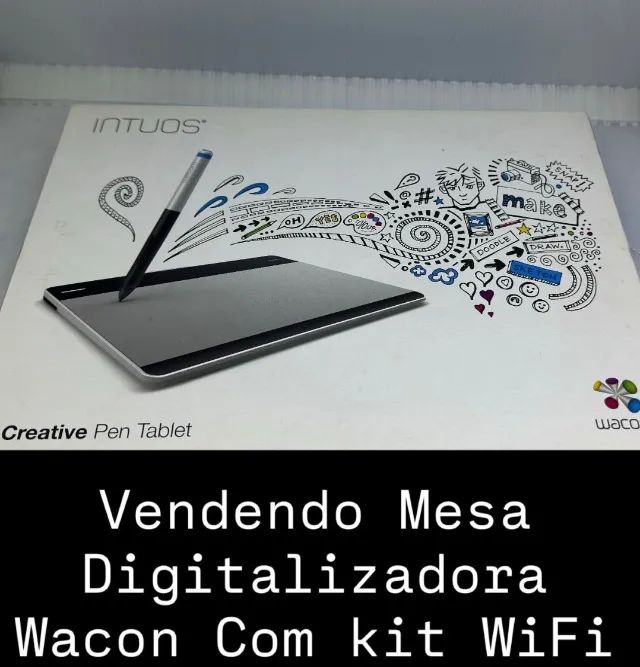 Mesa Digitalizadora Wacom Intuos Pen e Touch Small - CTH480L