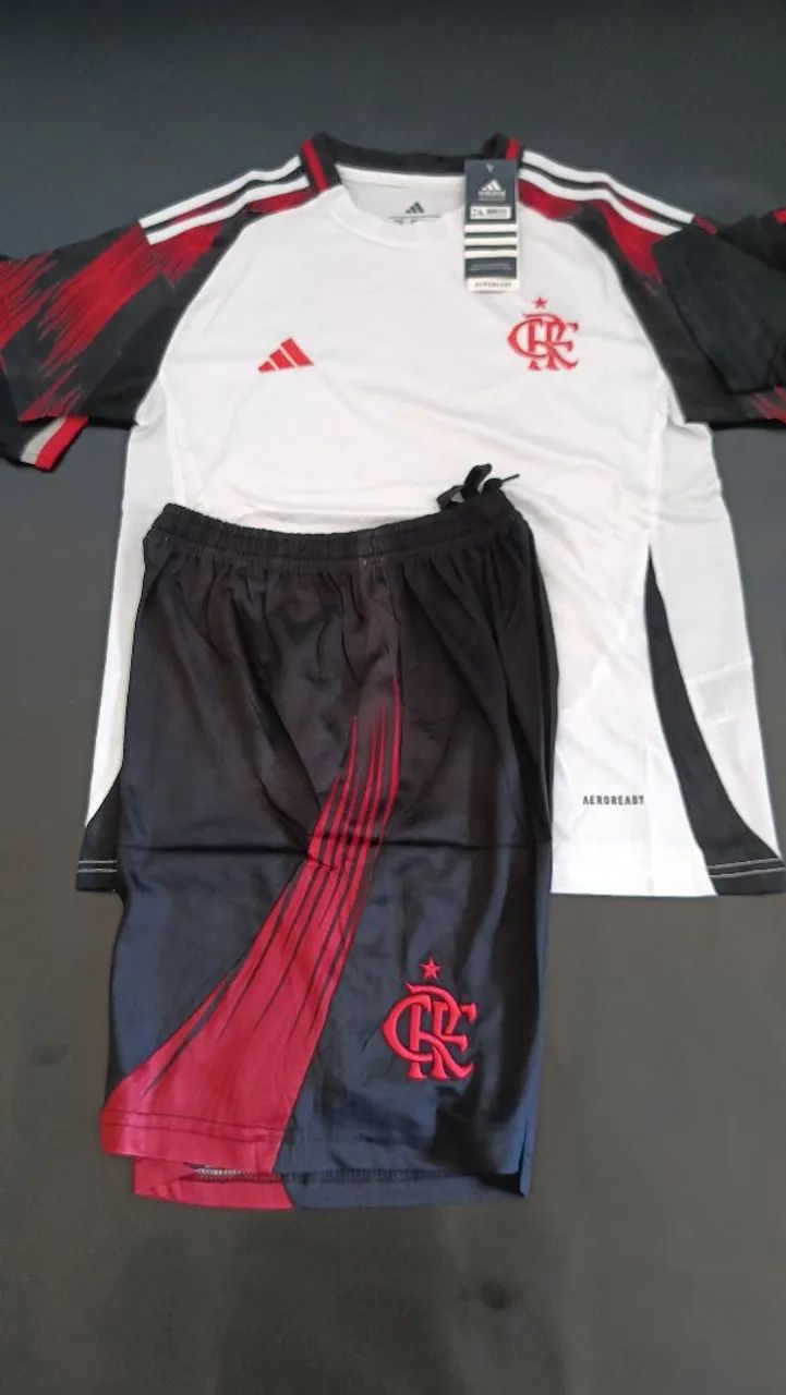 Conjunto infantil do Flamengo lançamento temos da temporada 24/25 e tbm 25/26 - Foto 3