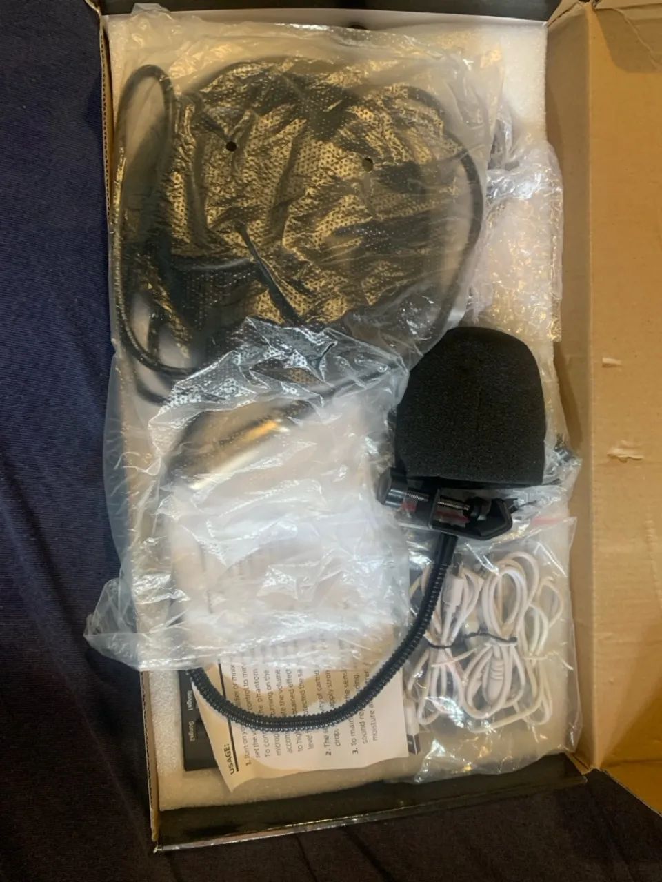 Kit V8 novo aberto para teste 