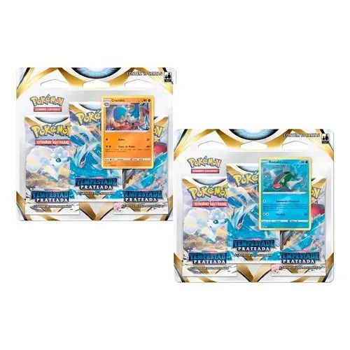 Blister Triplo Tempestade Prateada Pokémon TCG - Foto 3