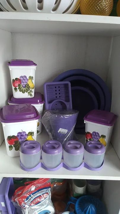 Kit de Utensílios de Cozinha em Plástico - Novo - Foto 3